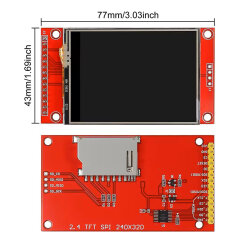 2.4'' ILI9341 Dokunmatik LCD Ekran SPI 240x320 - 2