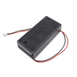 2'li AA Pil Yuvası - JSH PH-2.0 Anahtarlı ve Kapaklı - 1