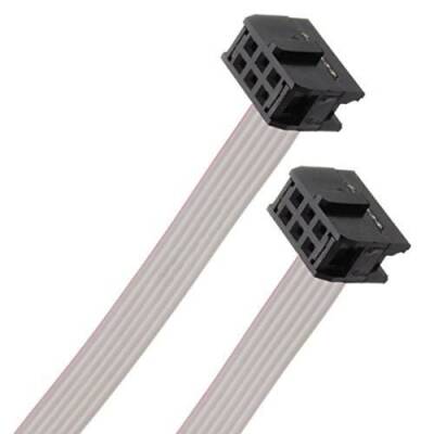 2x3 6 Pin Female-Female Flat Cable - 50cm - 2