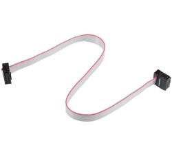 2x4 8 Pin Female-Female Flat Cable - 50cm 