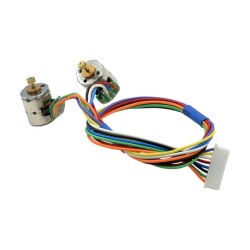 3-5V 2 Phase 8mm Micro Stepper Motor Pair 