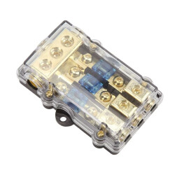 3-Channel Car Amplifier Fuse Box - 60A Fuse 