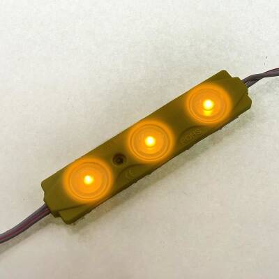 3 Lens Module LED - Yellow 12V 1.2W - 2