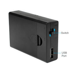 3-Pack AA Battery Holder - USB Output - 3