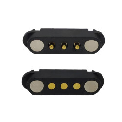 3-Pin 2.54mm Pogo Pin Magnetic Connector Set