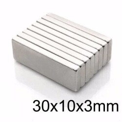 30X10x3mm Neodymium Strong Magnet