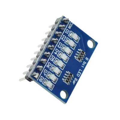 3,3V 5V 8-Bit Kırmızı LED Modülü - Anot - 2