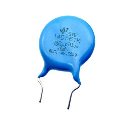 350VAC - 560VDC 14mm Varistor 14D561K 