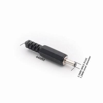 3.5mm x 1.35mm Male DC Jack Plug - 3