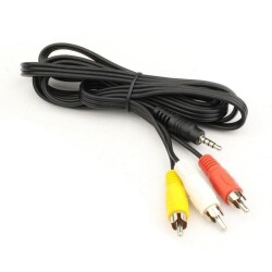 3.5mm/3 RCA Audio and Video Cable 