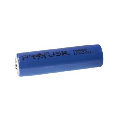 3.7V 1200mAh 18650 Li-ion Şarjlı Pil - Başlı - 1