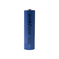 3.7V 1500mAh 18650 Li-ion Şarjlı Pil - Başlı - 2