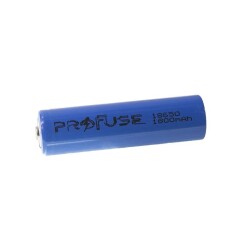 3.7V 1800mAh 18650 Li-ion Şarjlı Pil - Başlı - 1