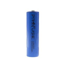 3.7V 2200mAh 18650 Li-ion Rechargeable Battery - With Head - 2