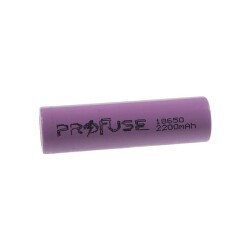 3.7V 2200mAh 18650 Li-ion Şarjlı Pil - Başsız 