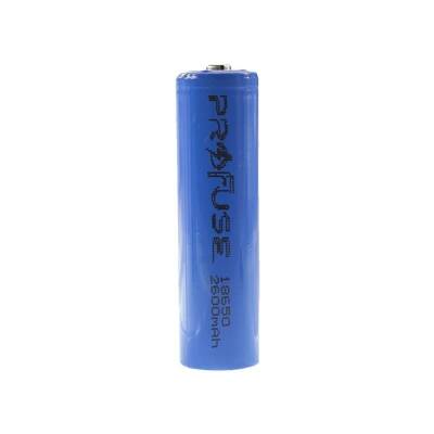 3.7V 2600mAh 18650 Li-ion Rechargeable Battery - With Head - 2