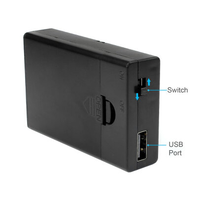 3'lü AA Pil Yuvası - USB Çıkışlı - 3