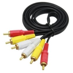 3RCA Kablo 1.5m (150cm) TV Kablosu 