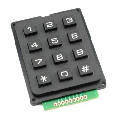 3x4 Matrix Tuş Takımı - Keypad 