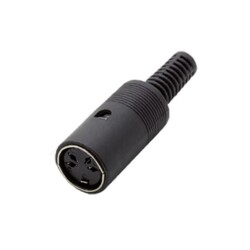 4 Pin Female DIN Connector 