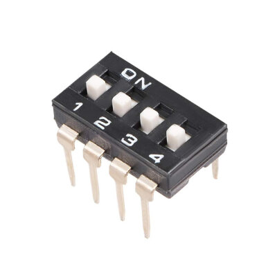 4-Pin Integrated Type Dip Switch - 1