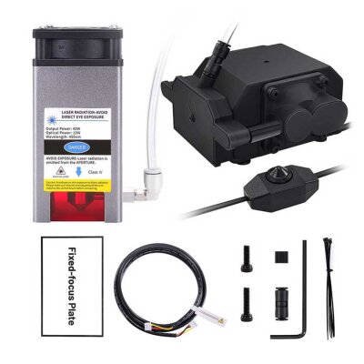 40W 450nm CNC Burning Laser - 30L/min Adjustable Air Pump - 1