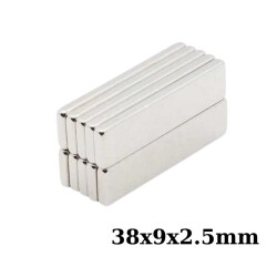 38X9X2.5mm Neodymium Strong Magnet