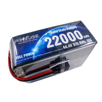 44.4V 12S 22000mAh 15C Solid State Lipo Battery - 1