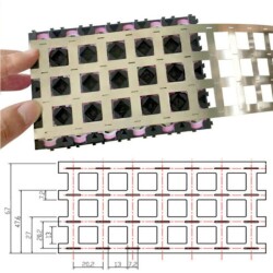 4'lü Nikel Şerit Lehim 4P Punta Teli 67.6x0.15mm - 1 Metre - 2