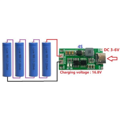 4S 16.8V 2A Li-ion & Lipo Pil Şarj Devresi - 3