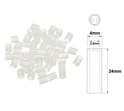 4x24mm Led Distans (Standoff) - Beyaz - Motorobit