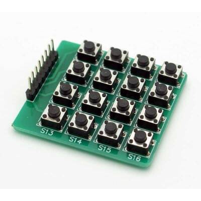 4x4 Push Buton Keypad - 1