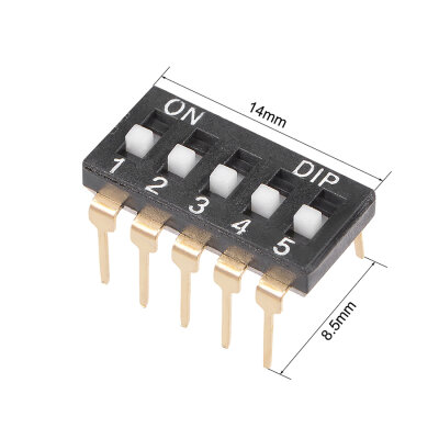 5-Pin Entegre Tip Dip Switch - 3