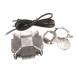 50W Cob Led Aluminum Heatsink + 120 Degree Lens + Cable Set