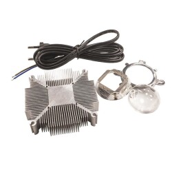 50W Cob Led Aluminum Heatsink + 60 Degree Lens + Cable Set - Motorobit