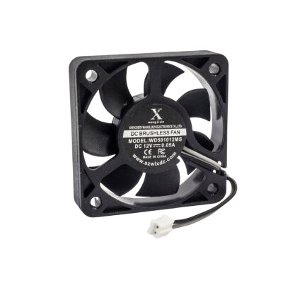 50x50x10mm 12V 0.05A Fan with 2 Cables - 1