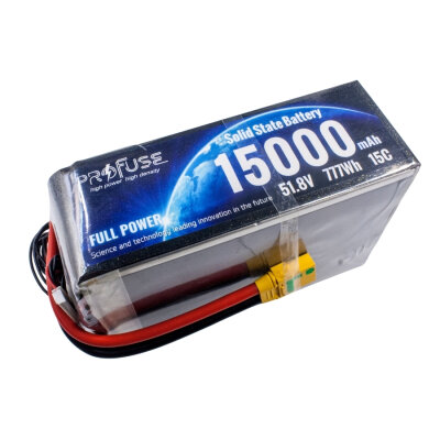 51,8V 14S 15000mAh 15C Solid State Lipo Batarya - 1