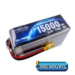 51,8V 14S 15000mAh 15C Solid State Lipo Batarya