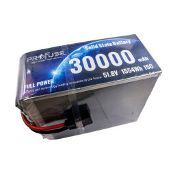 51,8V 14S 30000mAh 15C Solid State Lipo Batarya 
