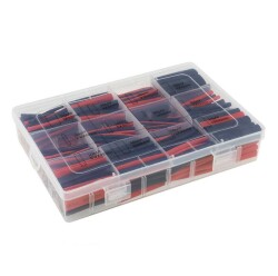 560pcs Black/Red Heat Shrink Tubing Set with Box - 2