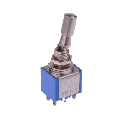 5649 ON-OFF-ON 3-Konumlu 3-Pin Toggle Switch - Emniyet Kilitli - 2