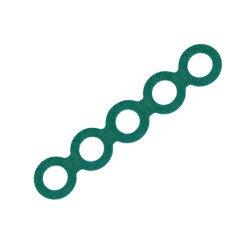 5S 18650 Battery Insulation Seal Green Hole - 5 Pieces 