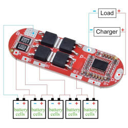 5S 25A BMS 18650 Batarya Koruyucu Balans Devresi - 3