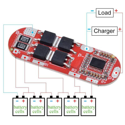 5S 25A BMS 18650 Batarya Koruyucu Balans Devresi - 3