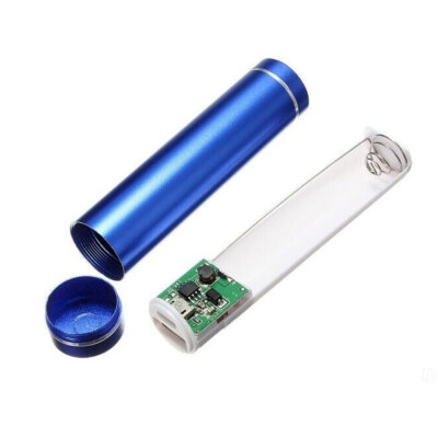5V 1A 1X18650 Pil Metal DIY PowerBank - 1