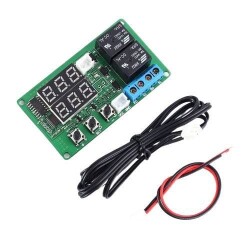 5V 2 Channel Relay Output Digital Thermostat - Red/Green - 2