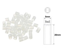 5x20mm Led Distance (Standoff) - White