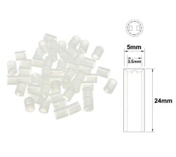 5x24mm Led Distans (Standoff) - Beyaz - Motorobit
