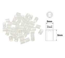 5x5mm Led Distans (Standoff) - Beyaz - Motorobit