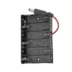 6 AA Battery Holders - Barrel Jack Output - 2
